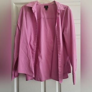 Long sleeve button up top